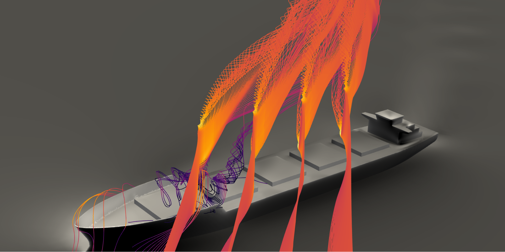 Actuator line streamlines